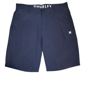 Hurley Navy Performance Golf Shorts Size 32